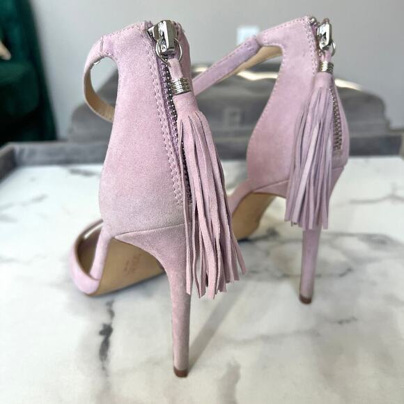 Botkier Anna Pastel Pink Ankle Strap High Heel Sandals Size 7 - Picture 7 of 9